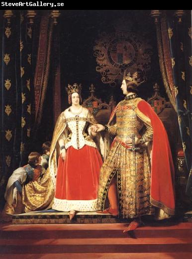 Sir Edwin Landseer Queen Victoria and Prince Albert at the Bal Costume of 12 may 1842